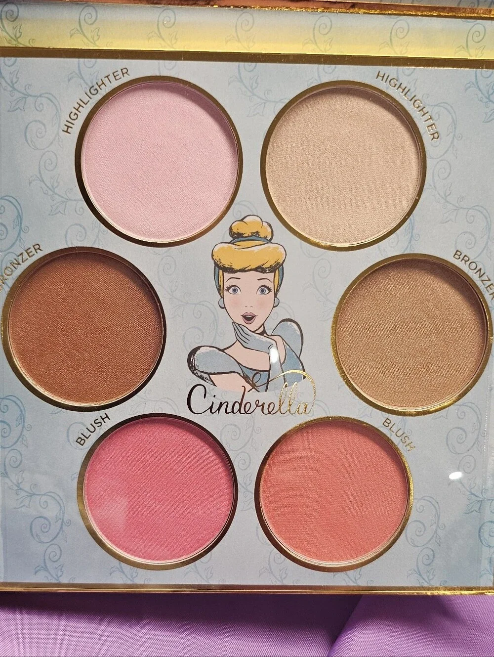 Cinderella Complexion Palette - Blue & Gold